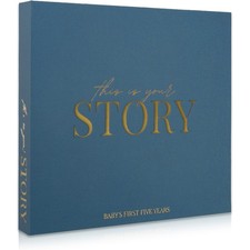 Baby Memory Book from Pregnancy to Age 5, Baby Book Keepsake Milestone Jour...