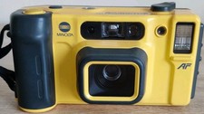 Minolta Weathermatic Dual 35 Film Camera No Battery For Parts Untested