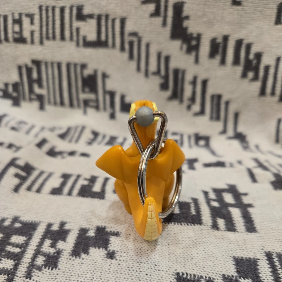 Dragonite Pokemon Keychain Figure Toy Backpack Luggage Tag Burger King Vintage - Image 4 of 4