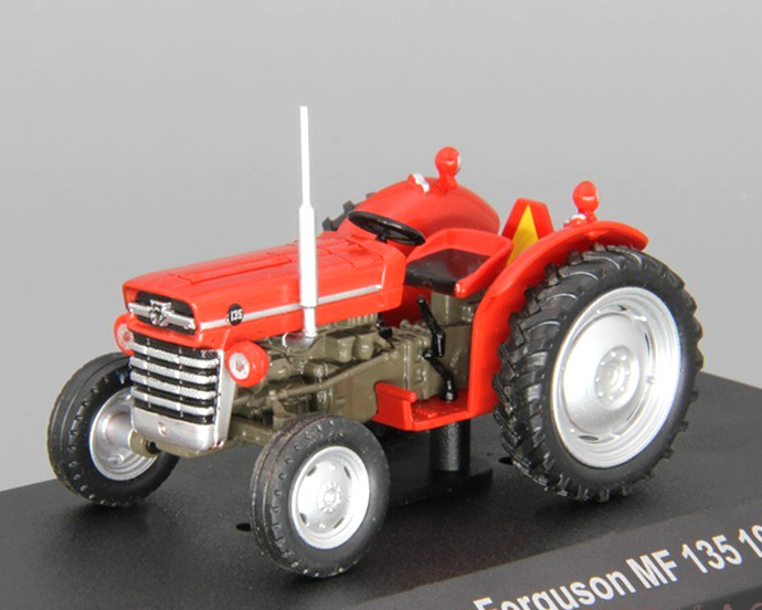 TRACTOR UNIVERSAL HOBBIES/HACHETTE 1/43 1965 MASSEY-FERGUSON MF135 MF 135 EN ROJO