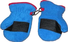 New Vintage Gymboree Blue Fleece Mittens Size 12-18-24 mo NWT