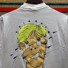 VTG 90s Save The Rain Forest Acid Rain T Shirt Men's Medium World Wildlife 1990