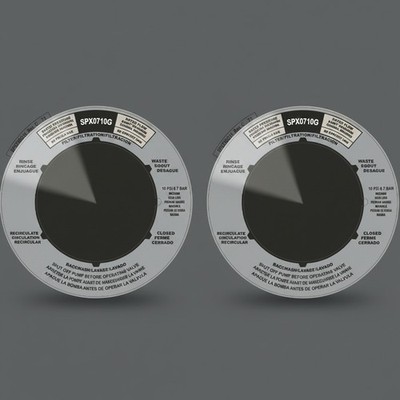 2 PCS Label Sticker Replacement for Hayward Multiport Valve Position Label, f...
