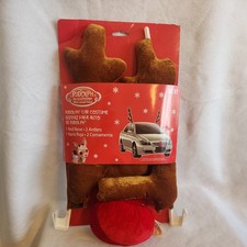 Rudolph The Red-Nosed Reindeer Car Costume Antlers and Nose Christmas New