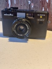 Minolta Hi-Matic S. For Parts Or Repair. Untested. Looks Very Good Condition