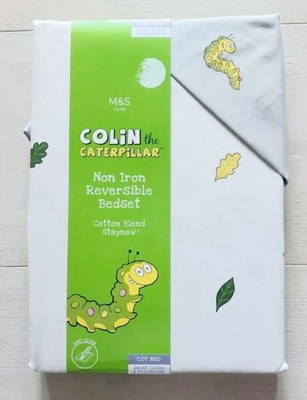 M&S Home Staynew Baumwollmischung Colin The Caterpillar Wendemantel Bettgarnitur