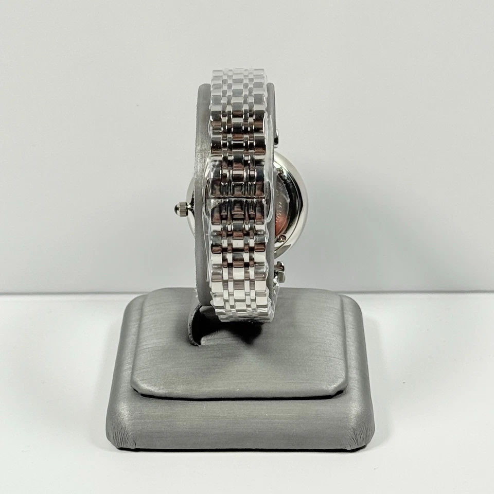 RELOJ EMPORIO ARMANI CLÁSICO AR1682 MADREPERLA PLATA/BLANCO DAMAS MUJER Foto 3 de 4