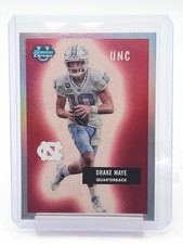 DRAKE MAYE 2023 BOWMAN CHROME UNIVERSITY #55BF-17 UNC FOOTBALL A Q2550