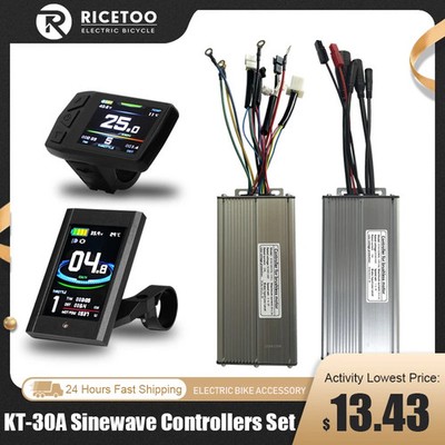 KT-30A Sinewave Controller Silver 750/1000W Ebike Hub Motor Match KT Display