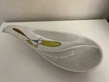 Vintage Metlox Poppytrail California Freeform Divided Dish Teardrop-Shaped