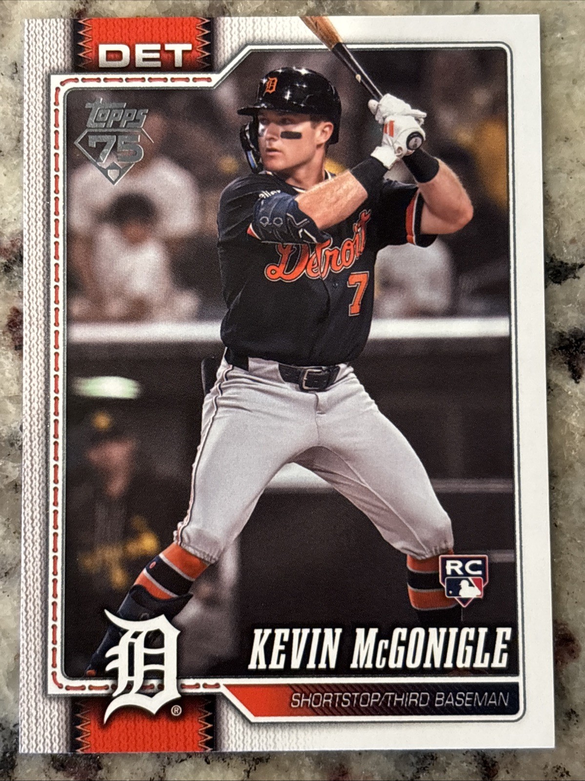 2026 Topps MLB Update Kevin McConigle Tigers 3B  #US7 RC Rookie