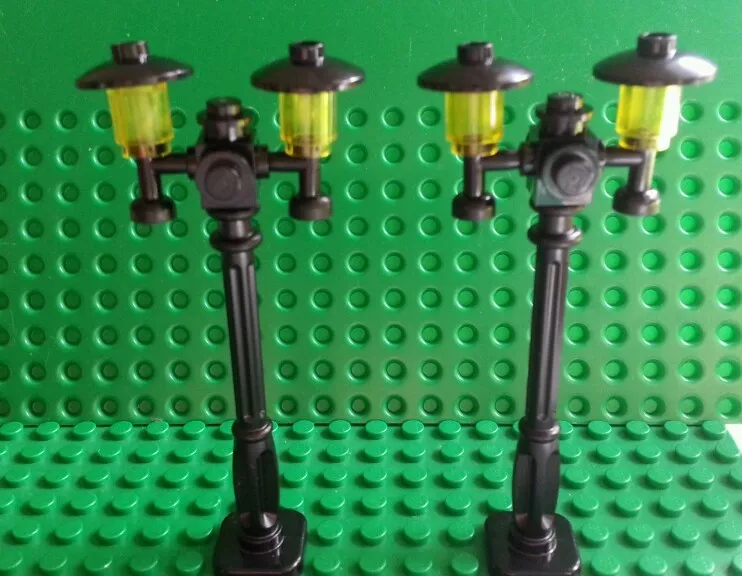 LEGO Street Lamps x2 Type II Friends City Train Harry Potter