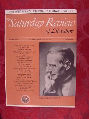 Saturday Review March 21 1942 SEAN O'CASEY LEONARD BACON