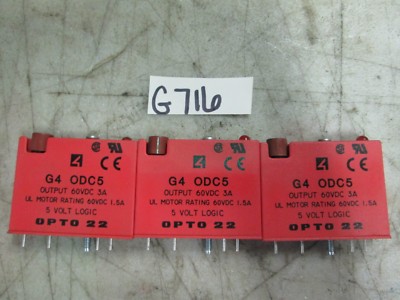 Opto 22 Expansion Module Output: 60 VDC 3A 5 Volt Logic Lot of 3 (New)