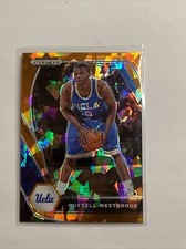 2021 Panini Prizm Draft Picks Orange Cracked Ice Prizm #54 Russell Westbrook A29