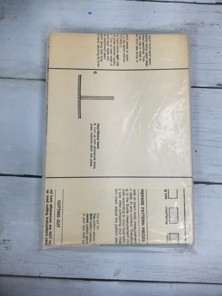 UNCUT Burda Pattern 5397 Ladies Long Short Dress Blouse Jacket Sizes 12 to 42 - Image 2 of 3