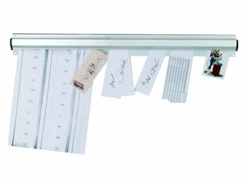 Produktbild von Bonschiene 30 Cm Mit Kugel-Greifsystem – Aluminium Zettelhalter Von GSP