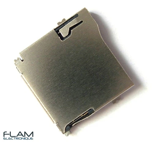 Socket slot/connecteur à souder pr micro SD type TF card Slot Socket to weld