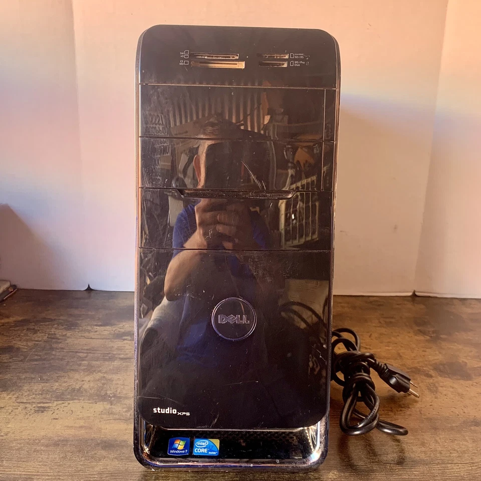 Dell Studio XPS Tower Intel Core Windows 7 (No Hard Driver), As Is - Does Start - Image 4 of 4