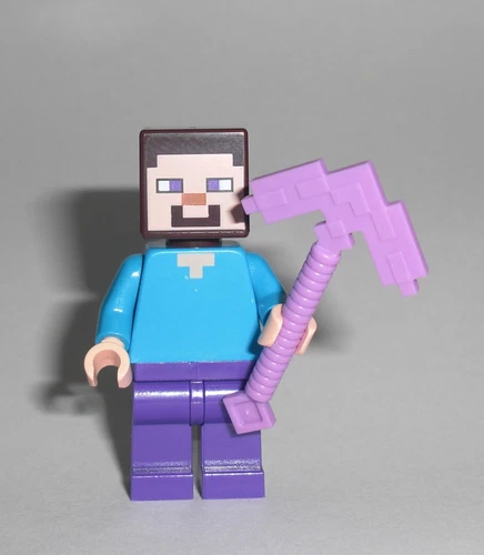 LEGO Minecraft - Steve (21136) - Figur Minifig Hacke Pickaxe Ozean Ocean 21136