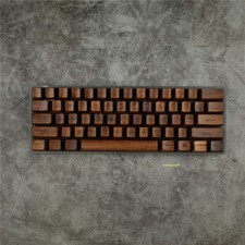 Wooden Rosewood OEM Cross Shaft Keycaps for 6...