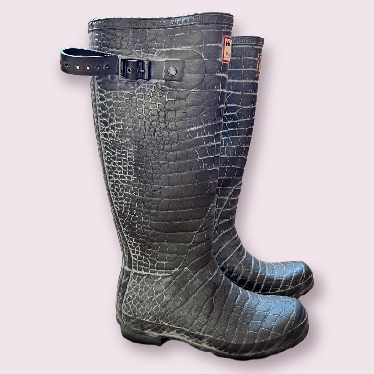 Jimmy Choo fashion rain boots Size 6 | eBay