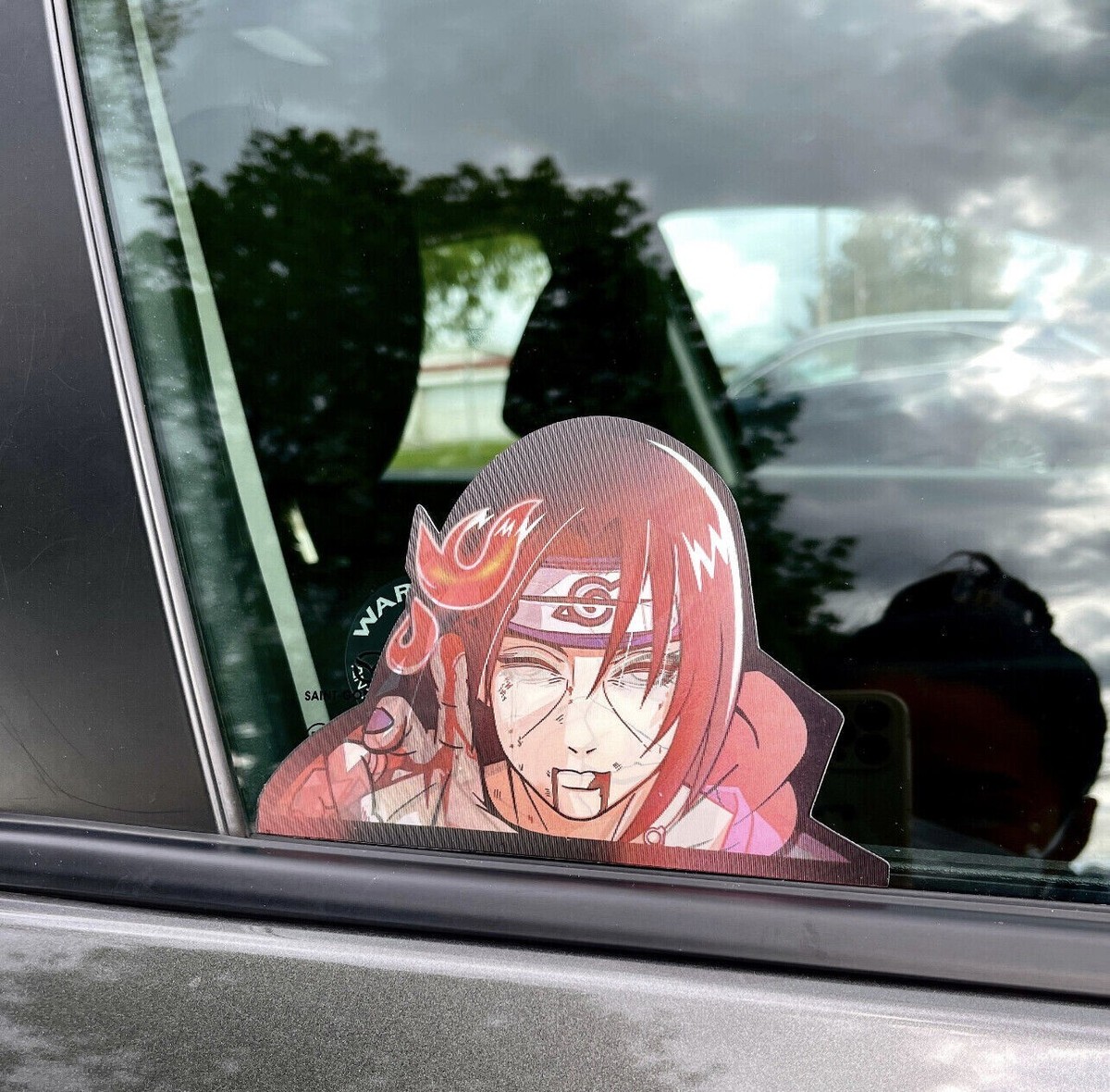 Adesivo Auto Movimento Lenticolare Naruto Shippuden Shisui Uchiha - Foto 3