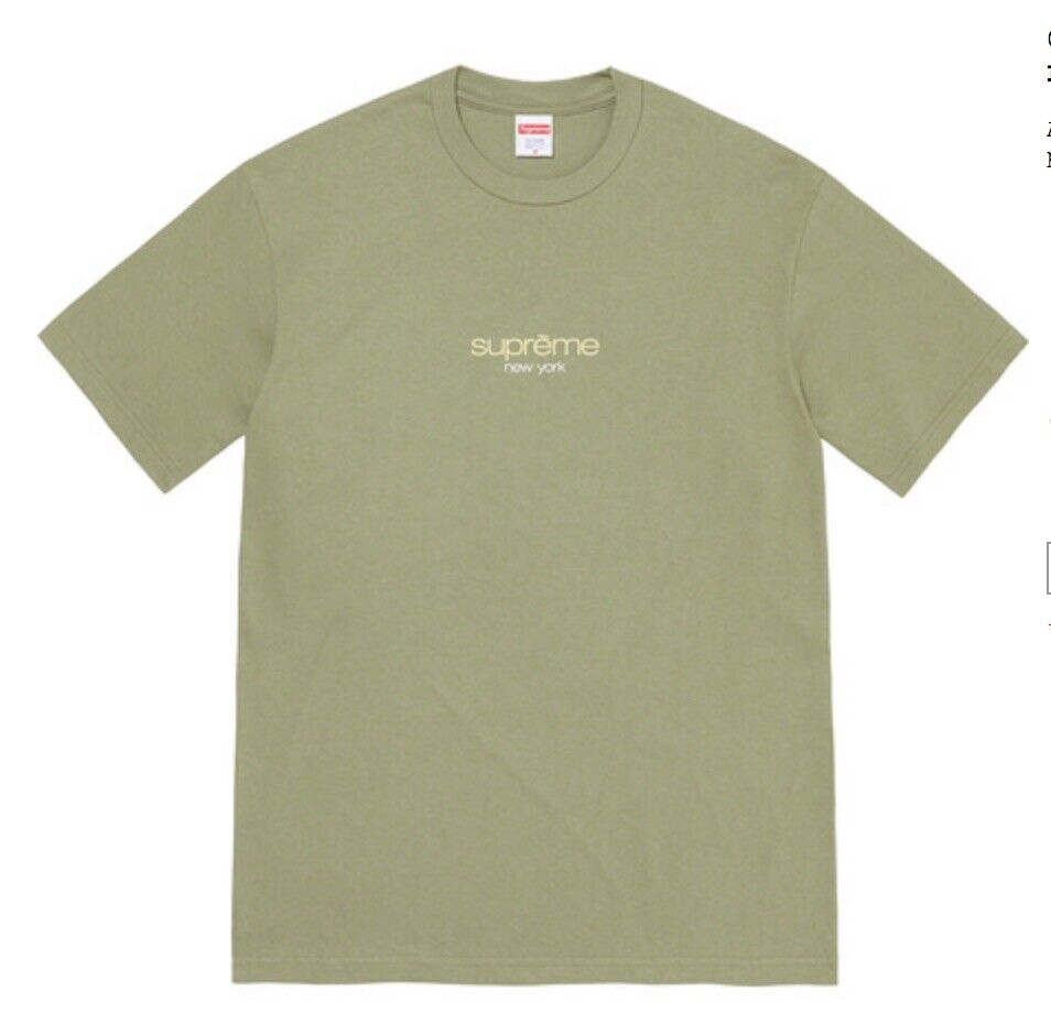 Supreme Classic Logo Tee Light Olive size XL | eBay Supreme Classic Logo Tee Light Olive size XL | eBay