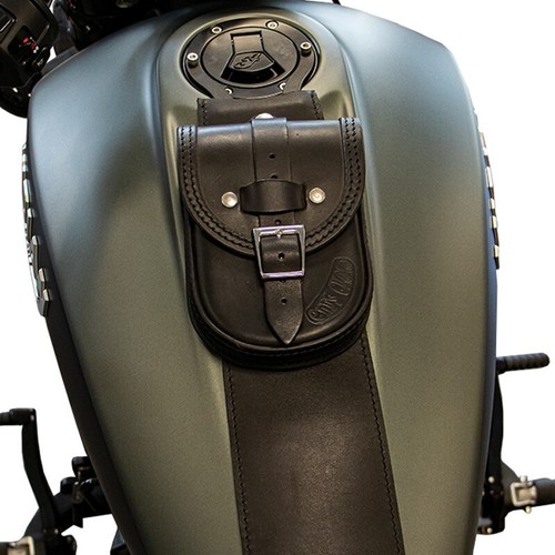 TANK COVER & DETACHABLE TANK BAG FOR 2015-2024 INDIAN SCOUT , SCOUT ROUGE,BOBBER - Picture 2 of 12