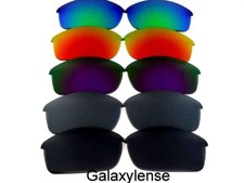 Galaxy Replacement Lenses For Oakley Flak Jacket Black Gray Purple Red Green 5PS