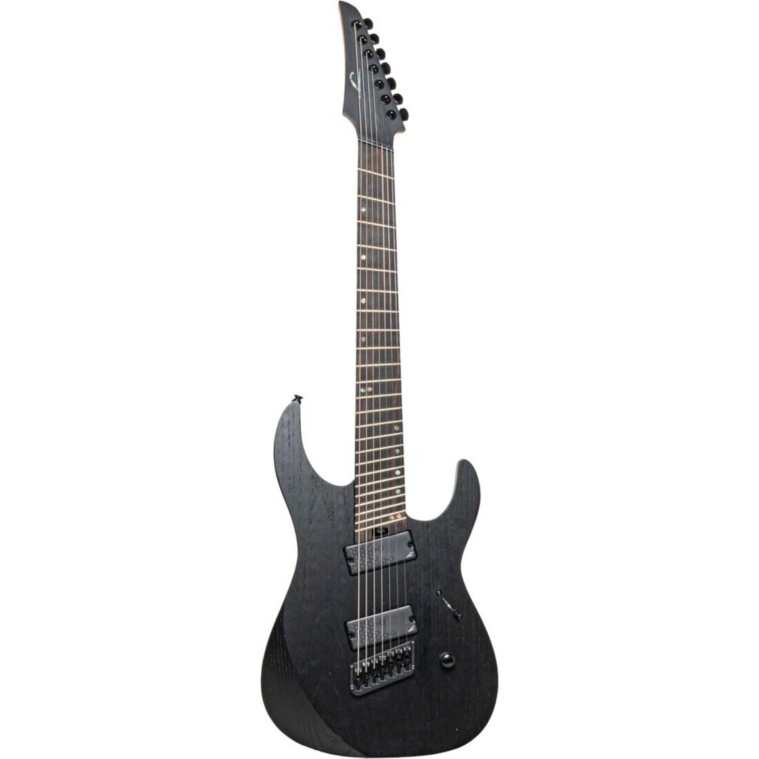 Legator Ninja N7FP 7-String Multi-Scale Guitar, Ebony Fretboard, Stealth Black