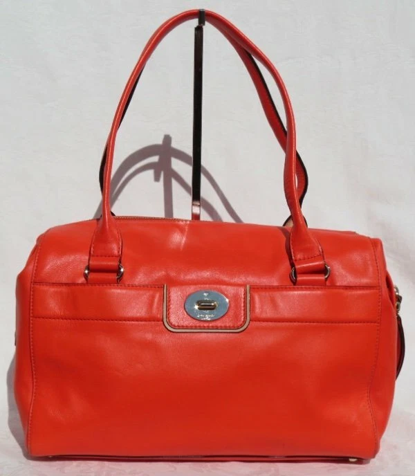 Bright orange shop purse