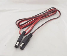 1x Battery SAE To SAE DC Power Automotive Connector Cable for Cigarette 18AWG 2M