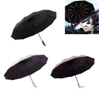 Extra Strength Foldable 24 Rods Umbrella Fully Automatic Large UV/Rain Protect A