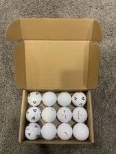 1 Dozen used TaylorMade tp5/tp5x golf balls