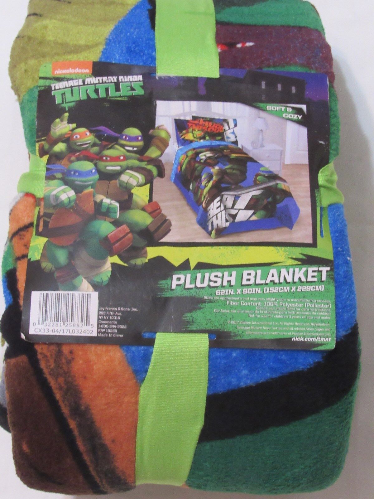 Nickelodeon Teenage Mutant Ninja Turtles Blanket Heroes 62 X 90 TMNT Kids Boys For Sale Online EBay