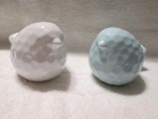 Greenbrier International  Ceramic Birds Golf Ball Dimpled Textured