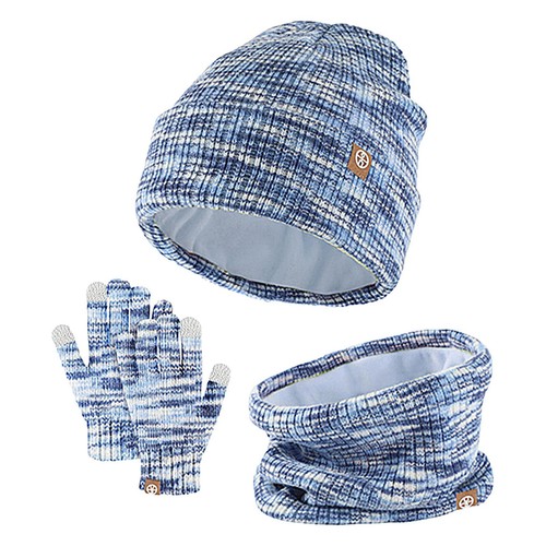 Girls Winter Hat and Gloves Set Winter Hat Scarf Gloves Set Thermal Warm Soft - Picture 20 of 21