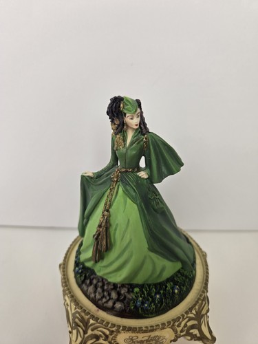 SCARLETT'S DECEPTION Gone with the Wind 1993 Turner Ent. Figurine in Glass Dome - Picture 6 of 15