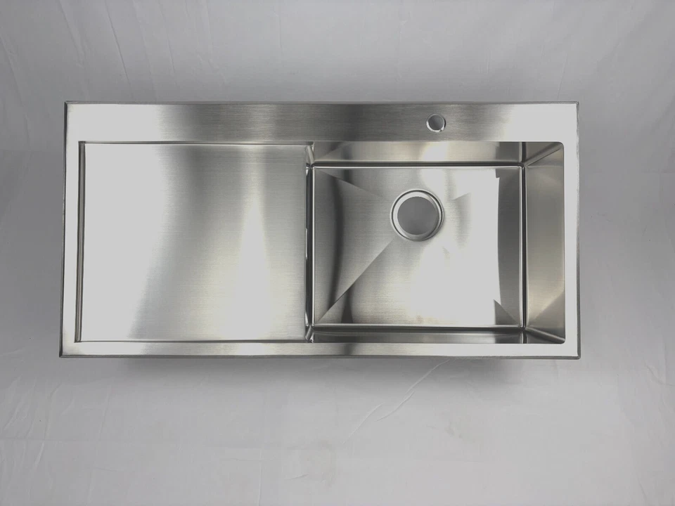 Prestige 1050D - Stainless Steel Inset Kitchen Sink, Single Bowl, High Quality - Image 3 of 4