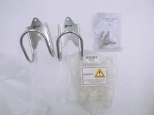 2 Pack JBscoop Stainless Steel Garden Hose Hanger Medium Garden Hose Holder