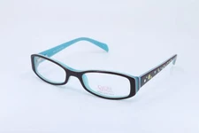 Chelsea Morgan CMM811 Brown-Blue Rectangle Women Full Rim 48-17-130 Glasses