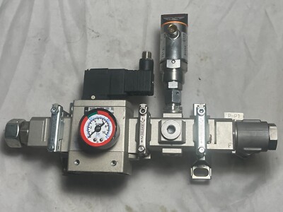 SMC AV4000-F04-5DZ-X223 Valve Soft Start  WITH IFM PN 7004 Flow Sensor