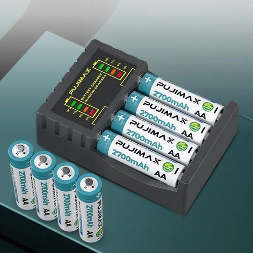 Battery Charger 4 Slot Intelligent Fast Charge with Indicator for 1.2v - Picture 4 of 24