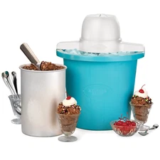4-Quart Electric Ice Cream Maker – Large Capacity Frozen Yogurt & Gelato Machine