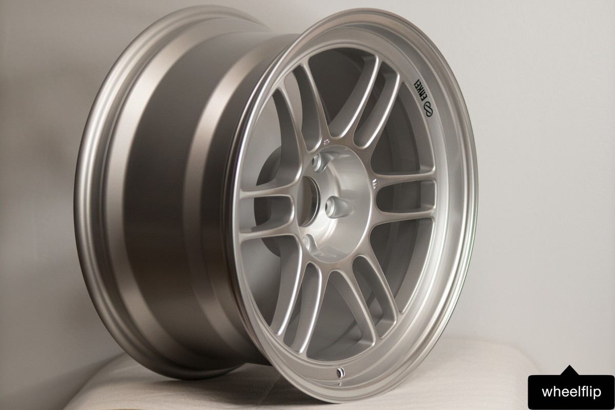 Enkei RPF1 18x9.5 +15 5x114.3 Silver Wheel | eBay