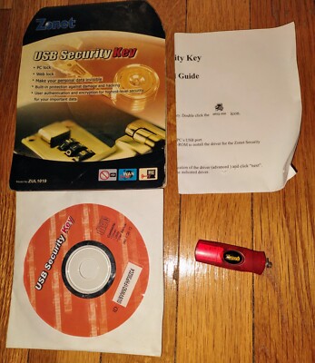 Zonet ZUL1010 USB Security Key. PC Lock, Web Lock