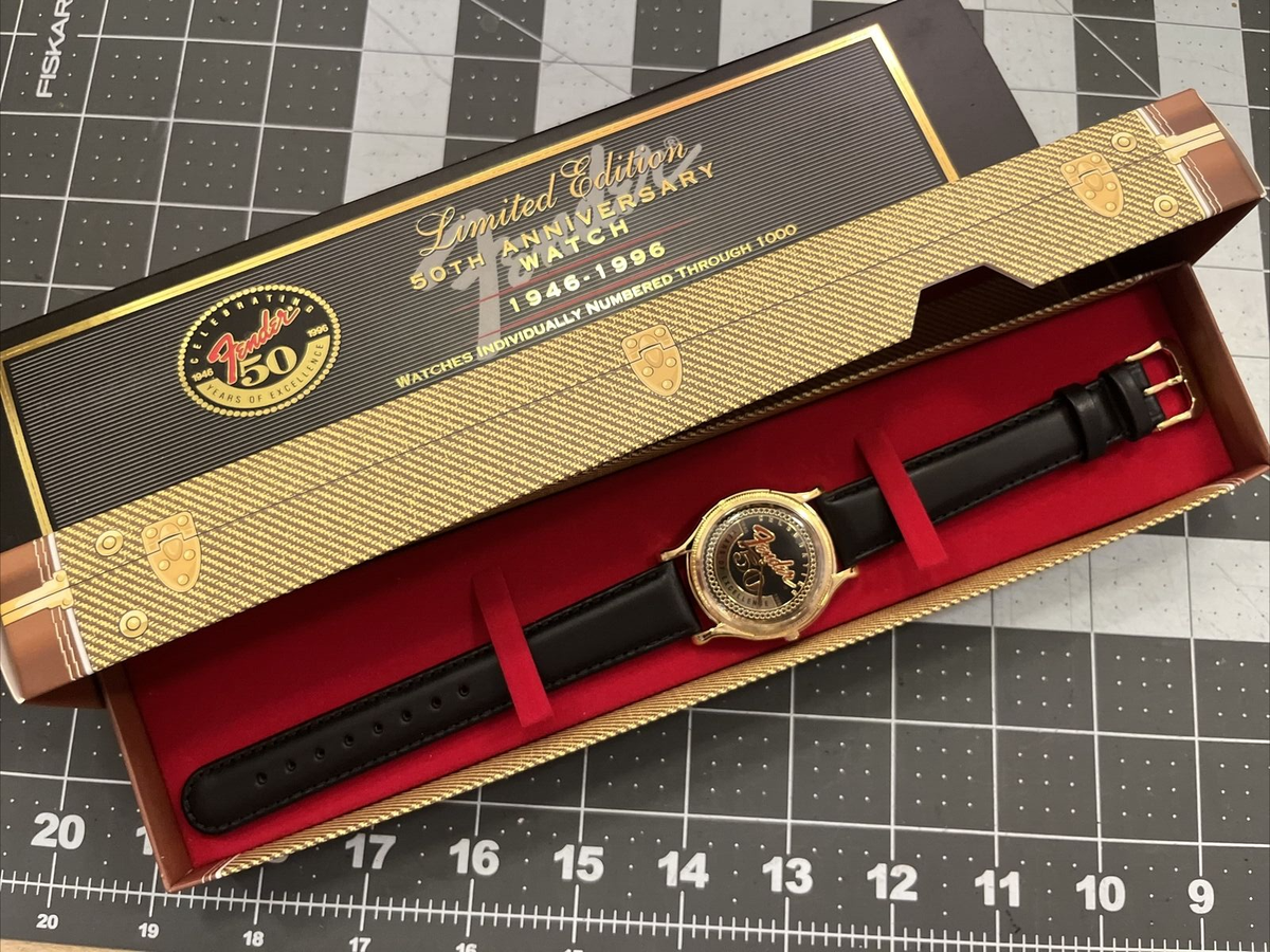 Fender Guitar 50 years of excellence wrist watch limited edition 