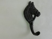Kleiderhaken Pferd Pony Gusseisen Haken Wandhaken Garderobenhaken