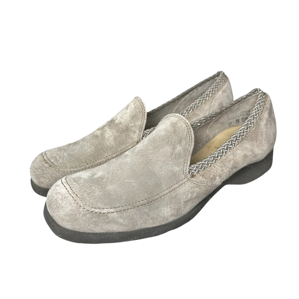 Vintage Hush Puppies Loafers Slip on Shoes Womens 9N Narrow W/Box Duchess Beige - Image 3 of 4